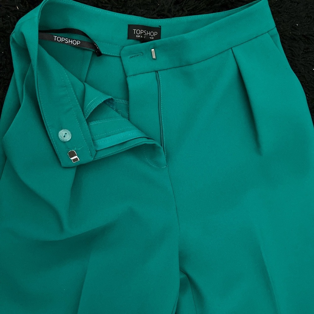 TOP SHOP Green Pants Size 4
